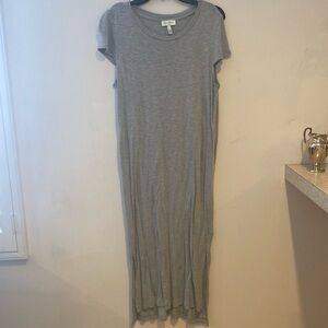New long gray dress from Jessica Simpson